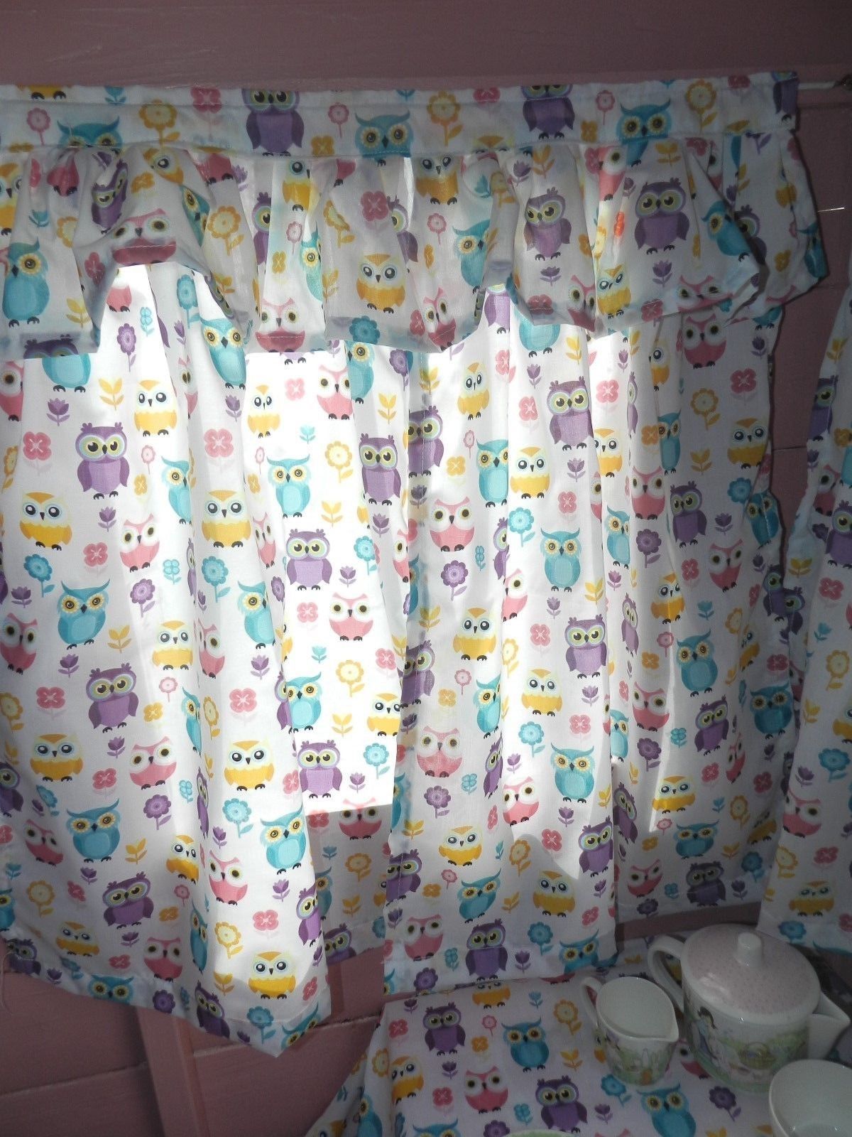 Wendy House / Playhouse Curtains Owl Princess Tia Designs