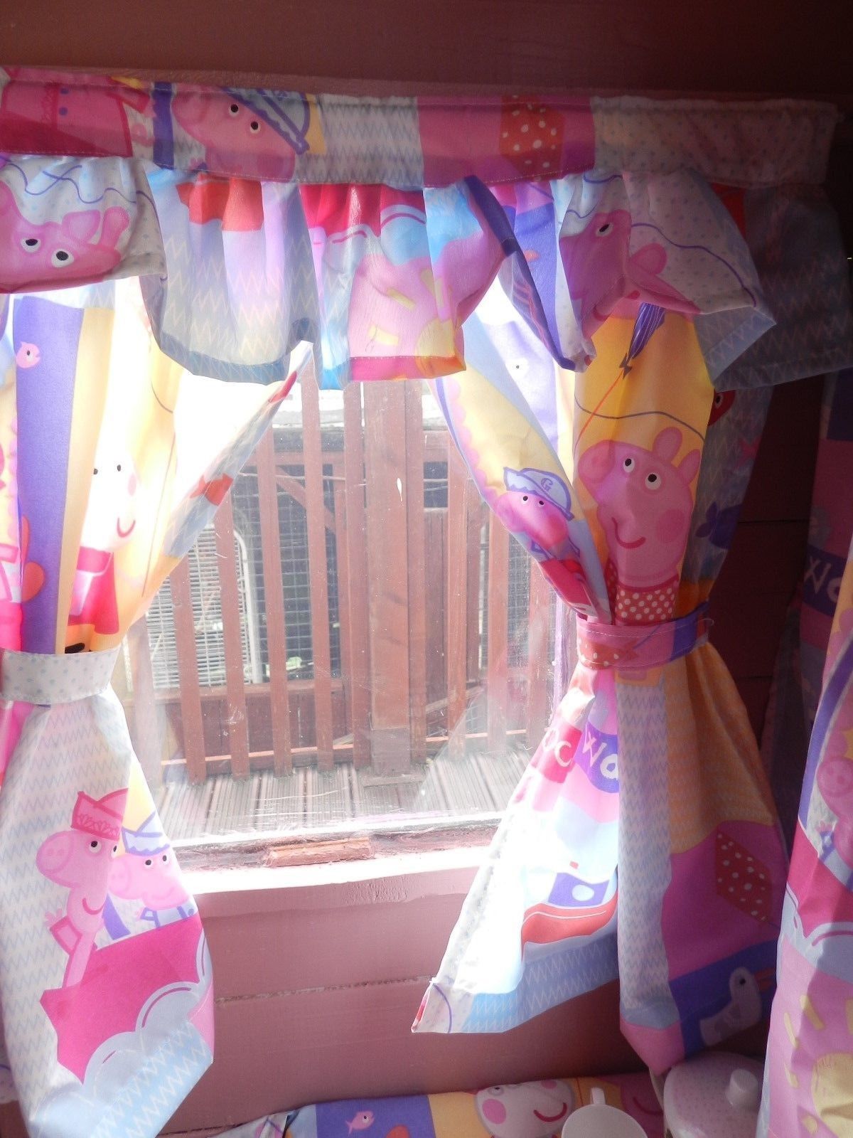 Wendy House / Playhouse Curtains PEPPA and Princess Tia Designs